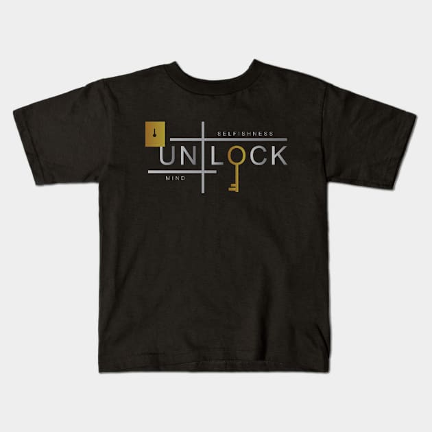 Ulnlock Kids T-Shirt by JAEGR